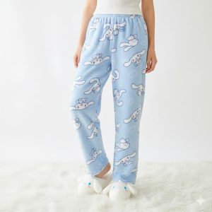 Pantalon Pyjama bleu Cinnamoroll pour femme