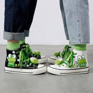 Sanrio Converse Keroppi​ noir et blanche