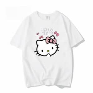 Sanrio Hello Kitty T Shirt noir blanc