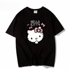 Sanrio Hello Kitty T Shirt noir