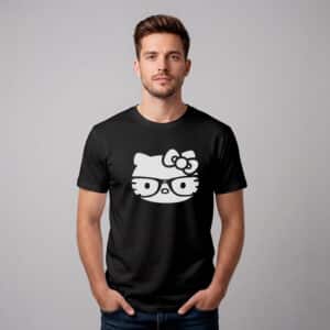 T shirt hello kitty geek homme