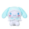 Kawaii Cinnamoroll Peluche 25cm blanche et bleu