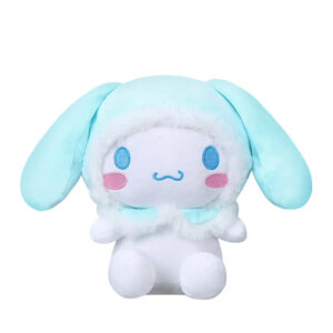 Kawaii Cinnamoroll Peluche 25cm blanche et bleu