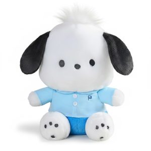 Peluche Pochacco​ Sanrio 32cm ou 42cm blanc et bleu