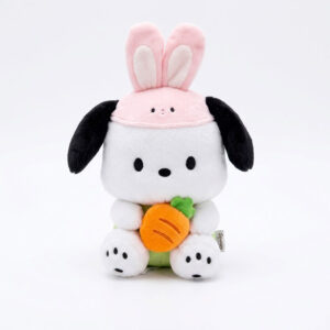 Pochacco Kawaii Peluche oraille de lapin tenant une carotte 35cm