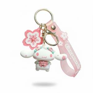 Porte Clé Cinnamoroll Sakura fleur de cerisier