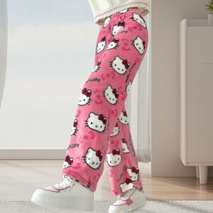 Pantalon Pyjama Hello Kitty rose pour femme
