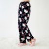 Pyjama Hello Kitty Noir​ en polaire douce pour adultes