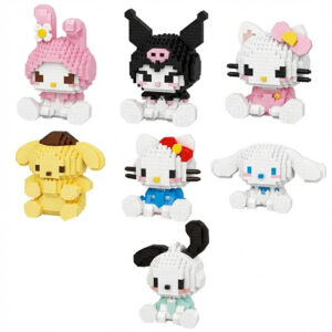 Lot Figurines Hello Kitty à construire