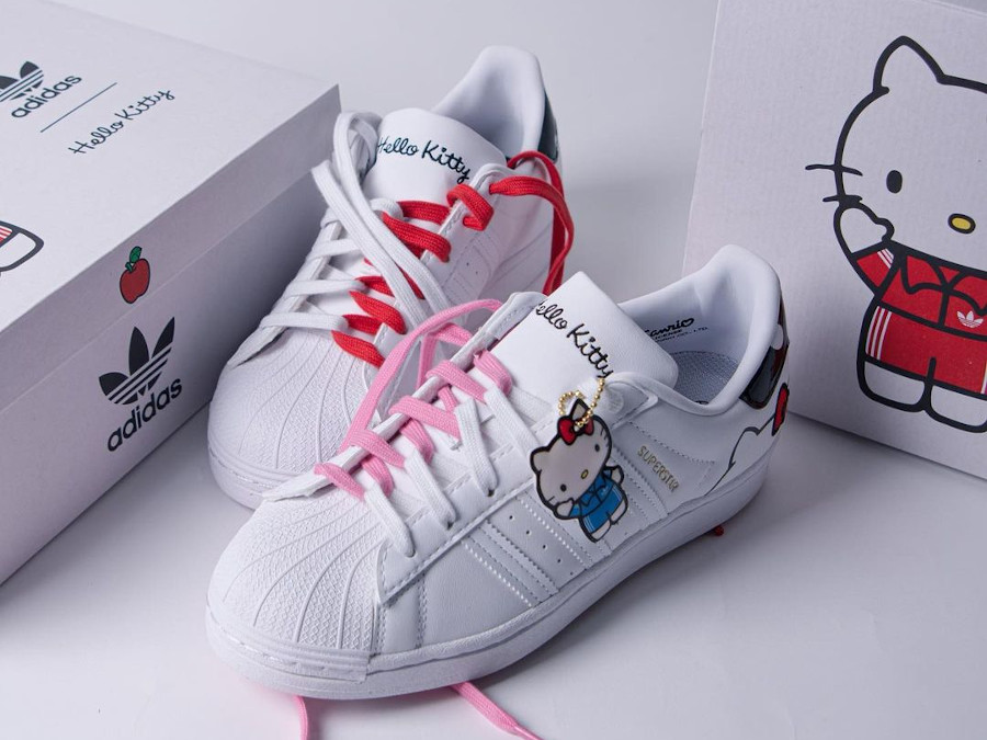 Adidas Hello Kitty Femme​ superstar blanche