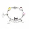 Hello Kitty Pandora Bracelet avec 5 charms : Kuromi, My Melody, Pompompurin, Cinnamoroll, Hello Kitty