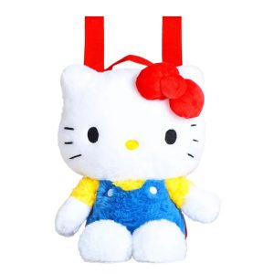 Sac Peluche Hello Kitty​ 3D blanc