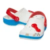 Crocs Femme Hello Kitty blanche avec noeud rouge
