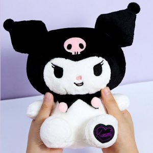 Peluche Kuromi noir Sanrio​ 20cm
