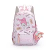 Sac My Melody rose avec porte clé peluche