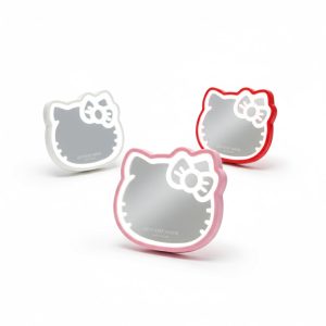 Miroir Hello Kitty Lumineux dispo en blanc, rouge ou rose