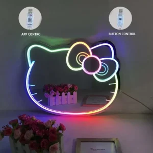 Miroir Hello Kitty Led