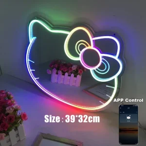 Miroir Hello Kitty Led rgb