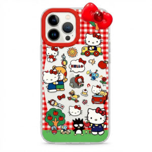 Coque Hello Kitty Iphone avec charm noeud