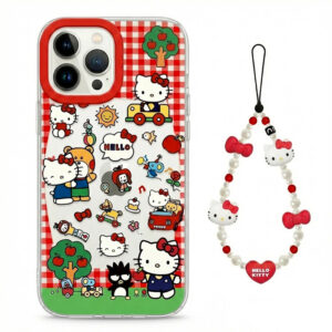 Coque Hello Kitty Iphone avec strap