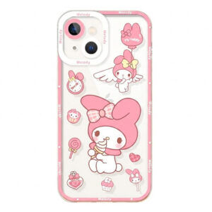 Coque My Melody iphone transparente et rose