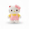 Grosse Peluche Hello Kitty salopette rose 80cm