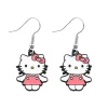 Boucle d'Oreille Hello Kitty Ange pendante pour Fille