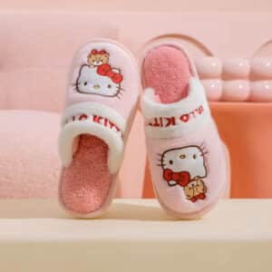 Chausson Hello Kitty et Tiny Chum Femme​ rose