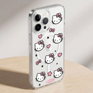 Coque de Téléphone Hello Kitty transparent pour iphone