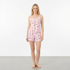 Pyjama Hello Kitty Rose​ short + debardeur