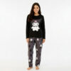 Pyjama Kuromi Sanrio noir pour femme