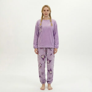 Pyjama Kuromi violet pour femme