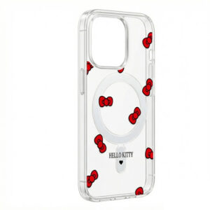 Coque Iphone Hello Kitty avec noeud rouge