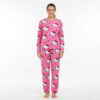 Pyjama Hello Kitty Adulte rose vif