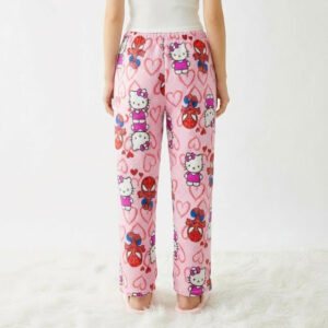Pyjama Hello Kitty Spider man​ rose vu de dos