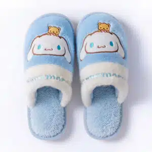 Chausson Cinnamoroll et teddy bear Kawaii​ bleu