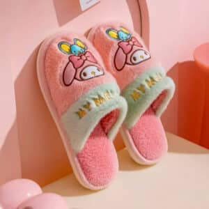 Chausson My Melody et Flat Sanrio rose adultes et enfants