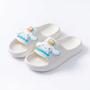 Claquette Cinnamoroll blanc et bleu