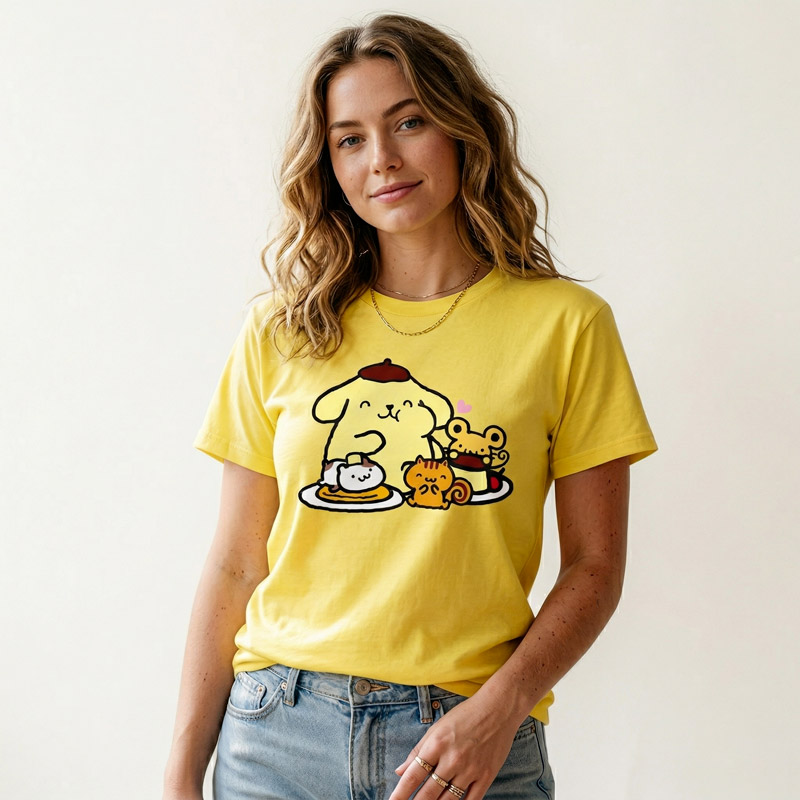 Pompompurin t shirt jaune adulte