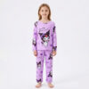 Pyjama Kuromi Enfant violet porté par une fille