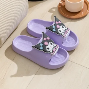 Claquette Kuromi violet adultes et enfants