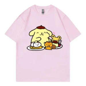 Pompompurin T Shirt Rose