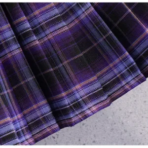 Jupe Violet et noir ensemble Kuromi fille