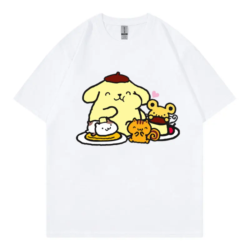 Pompompurin T Shirt Blanc