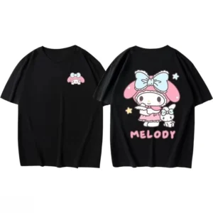 My Melody Shirt noir pour adultes