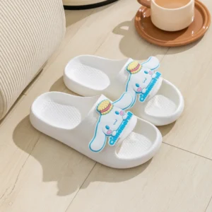 Claquette Cinnamoroll blanc et bleu adulte et enfant