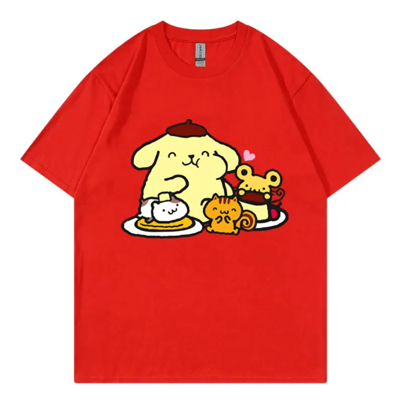 Pompompurin T Shirt Rouge