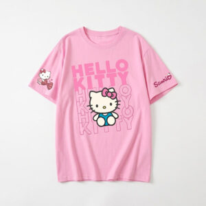 T Shirt Design Hello Kitty rose