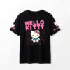 T Shirt Design Hello Kitty noir