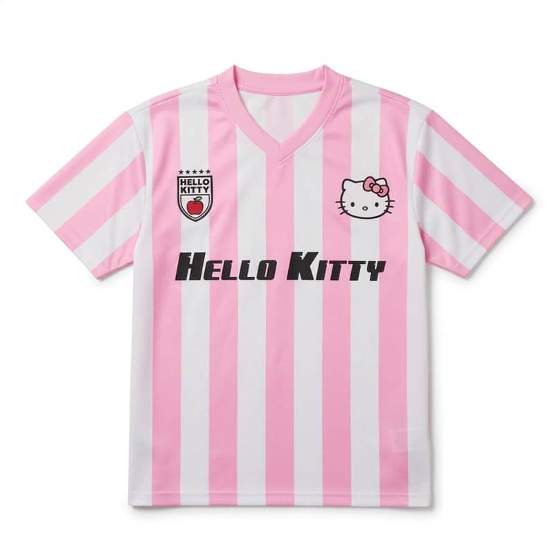 Maillot de foot Hello Kitty rose